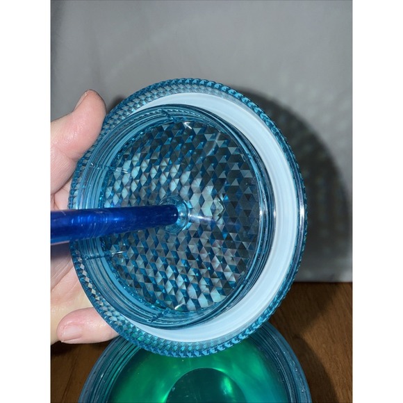 Starbucks Gradient Blue Bling Ombre Studded Tumbler‎ Venti Cup 24 oz (2023) - Picture 6 of 6